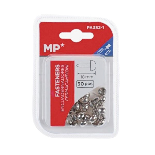 Hřebíčky (30ks) 9mm - stříbrné