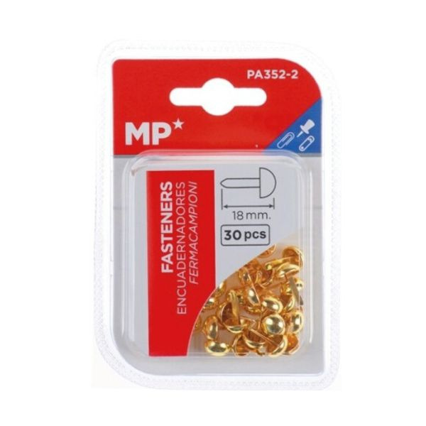 Hřebíčky (30ks) 9mm - zlaté