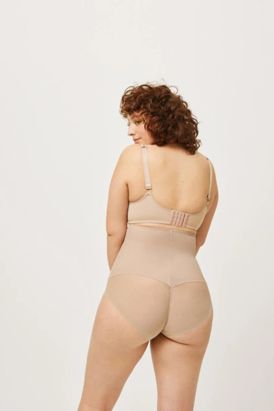 Dámské kalhotky HIGH WAIST SHAPING PANTY 19611 negro XL