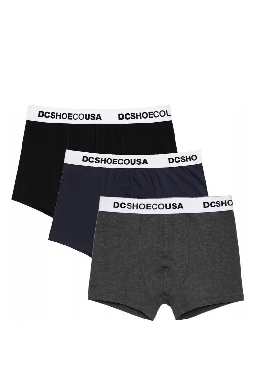 DC Shoe Co USA boxerky A'3 M-2XL černá-šedá-navy XXL