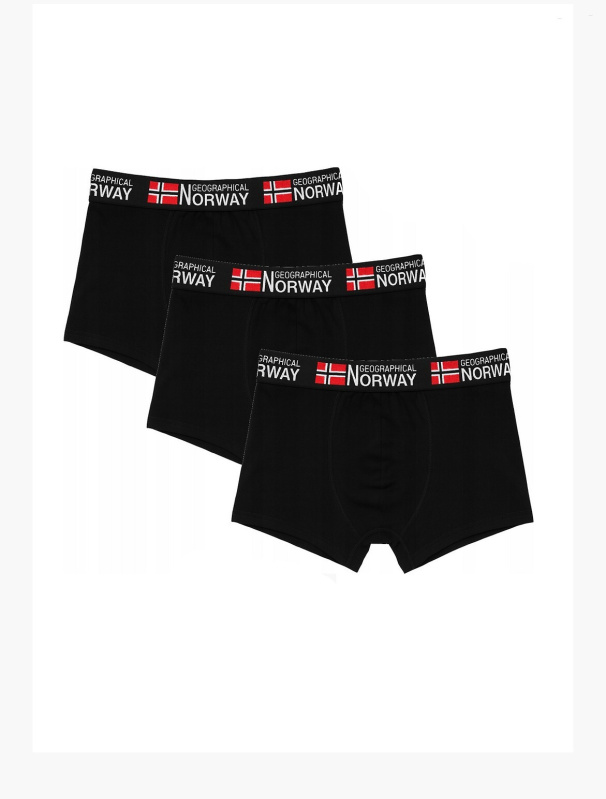Geographical Norway GN-02 A'3 M-2XL boxerky černá M