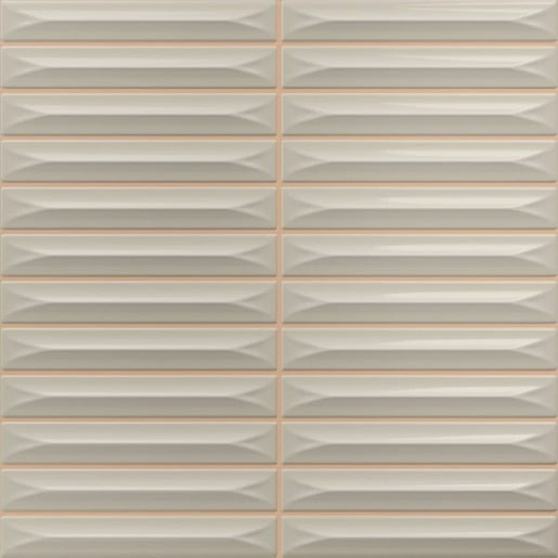 Obklad Vilar Albaro Arrow greige 20x20 cm reliéfní ARROW151GRE