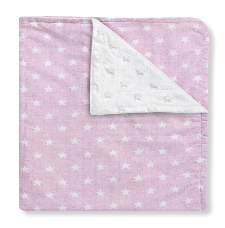 Interbaby Deka hvězdičky 80x110 cm, Růžová
