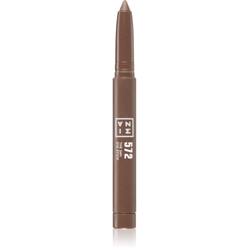 3INA The 24H Eye Stick dlouhotrvající oční stíny v tužce odstín 572 - Cool brown 1,4 g