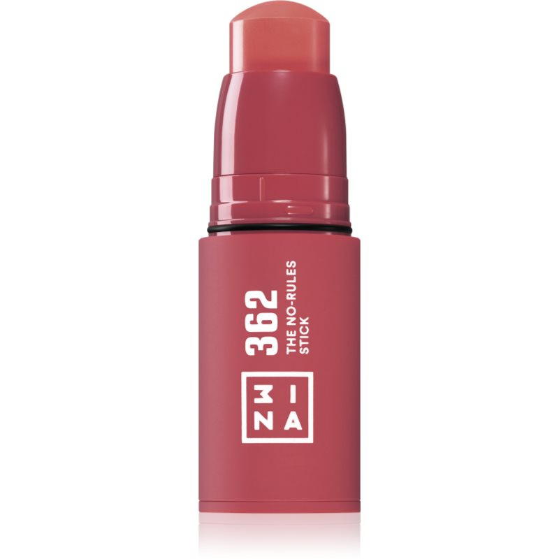 3INA The No-Rules Stick multifunkční tužka na oči, rty a tváře odstín 362 - Pink 5 g