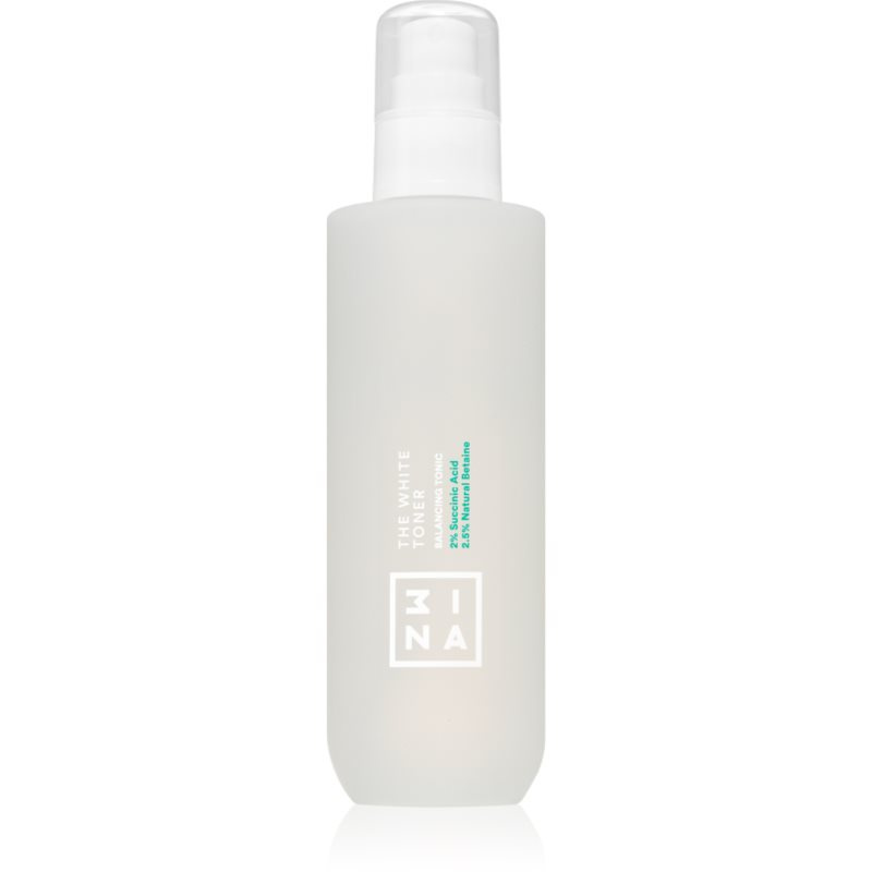 3INA The White Toner osvěžující hydratační tonikum pro zklidnění pleti 200 ml
