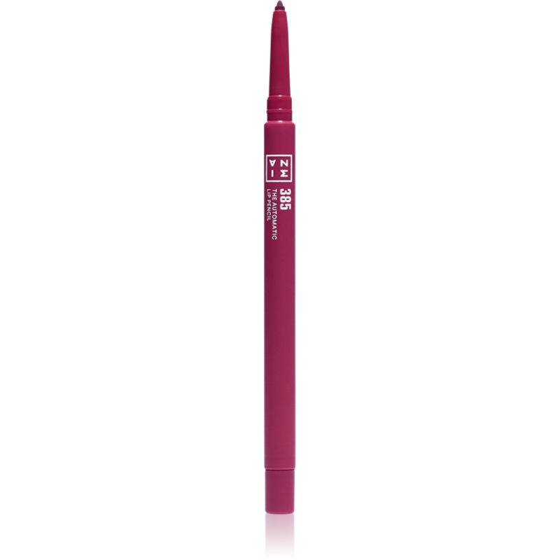 3INA The Automatic Lip Pencil konturovací tužka na rty odstín 385 - Raspberry pink 0.35 g