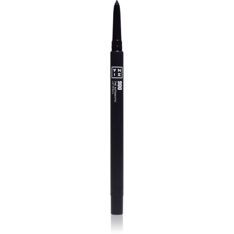 3INA The Automatic Lip Pencil konturovací tužka na rty odstín 900 - Pure black 0.35 g