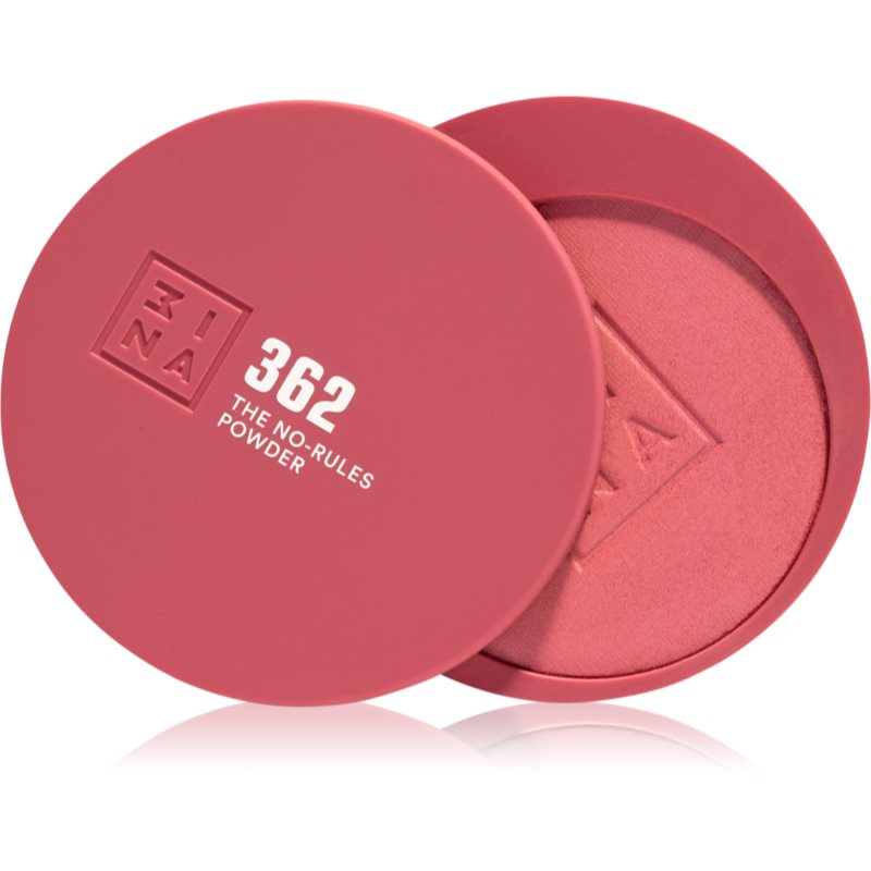 3INA The No-Rules Powder multifunkční líčidlo pro oči, rty a tvář odstín 362 - Classic soft pink, matte 8 g
