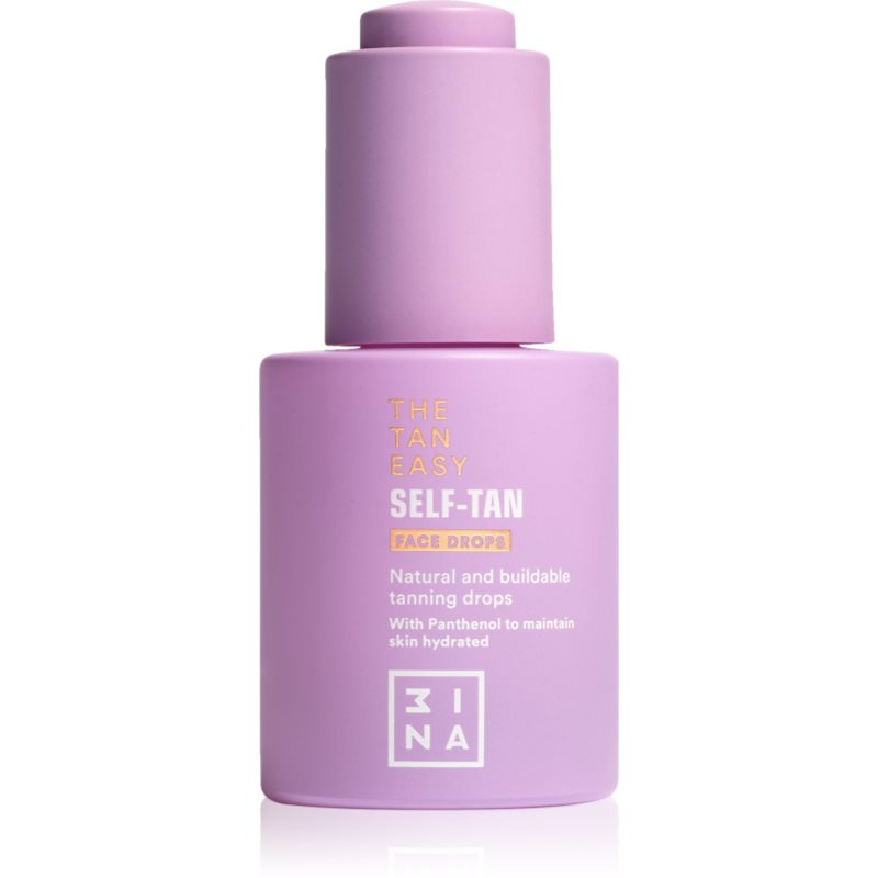 3INA The Tan Easy Self-Tan Face Drops samoopalovací kapky na obličej 30 ml