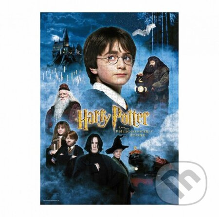 CurePink Harry Potter: Philosopher´s Stone Kámen mudrců 70 x 50 cm 1000 dílků
