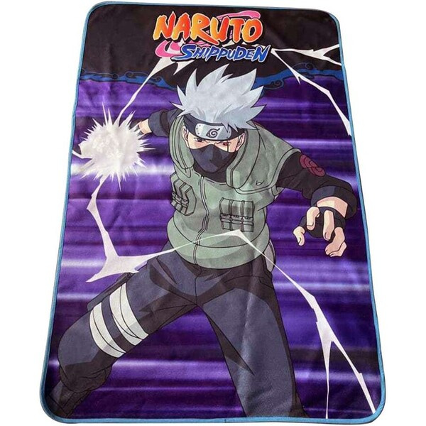 Naruto Shippuden Fleece Blanket Kakashi 100 x 150 cm Vícebarevná