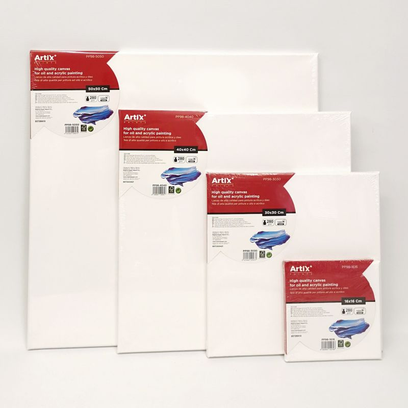Malířské plátno 40×40cm 280g/m2