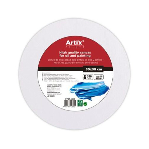 Malířské plátno kulaté  &#8960;30cm 380g/m2