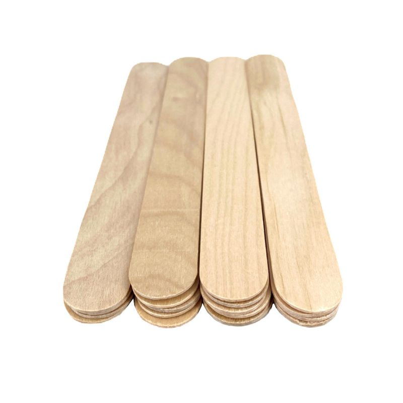 Špachtle dřevěné přírodní - dřívka 20x2,5cm