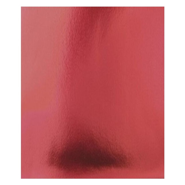 Hedvábný papír metalický červený 50×66cm (3ks)