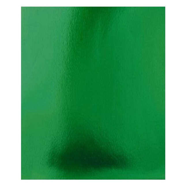 Hedvábný papír metalický zelený 50×66cm (3ks)