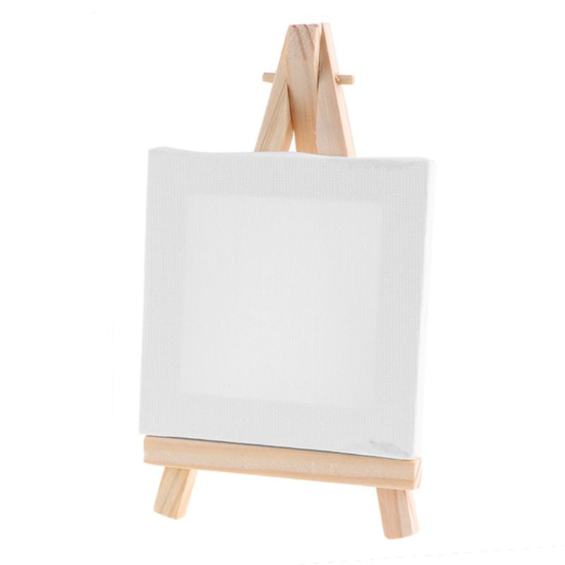 Malířské plátno na dřevěném stojánku 10×10cm 280g/m2