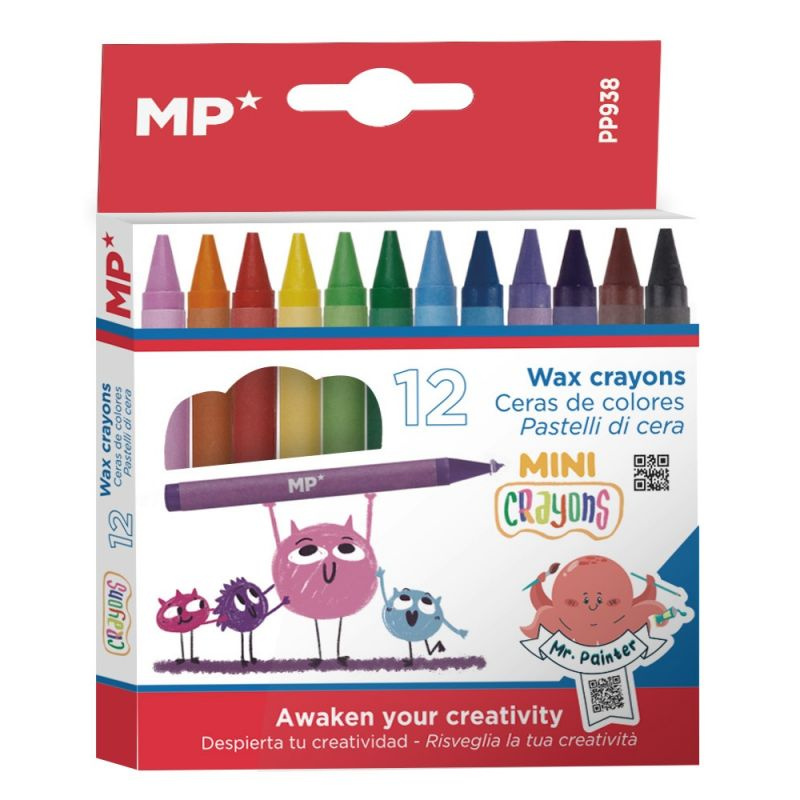 Pastelky voskové Wax crayons mini sada (12ks)