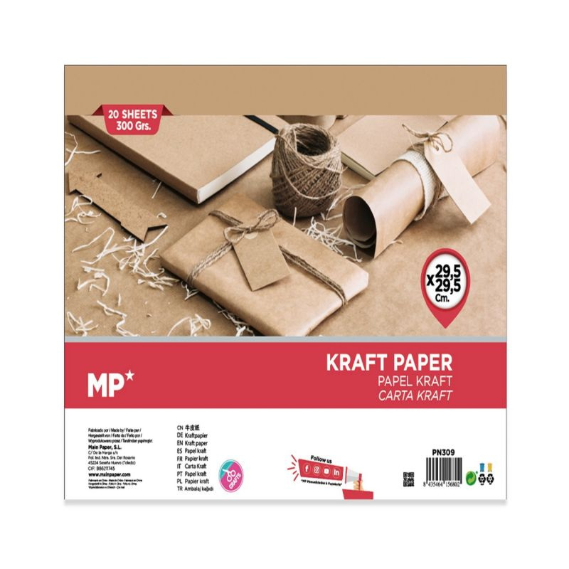 Kartonový papír 29,5x29,5cm sada (20ks)