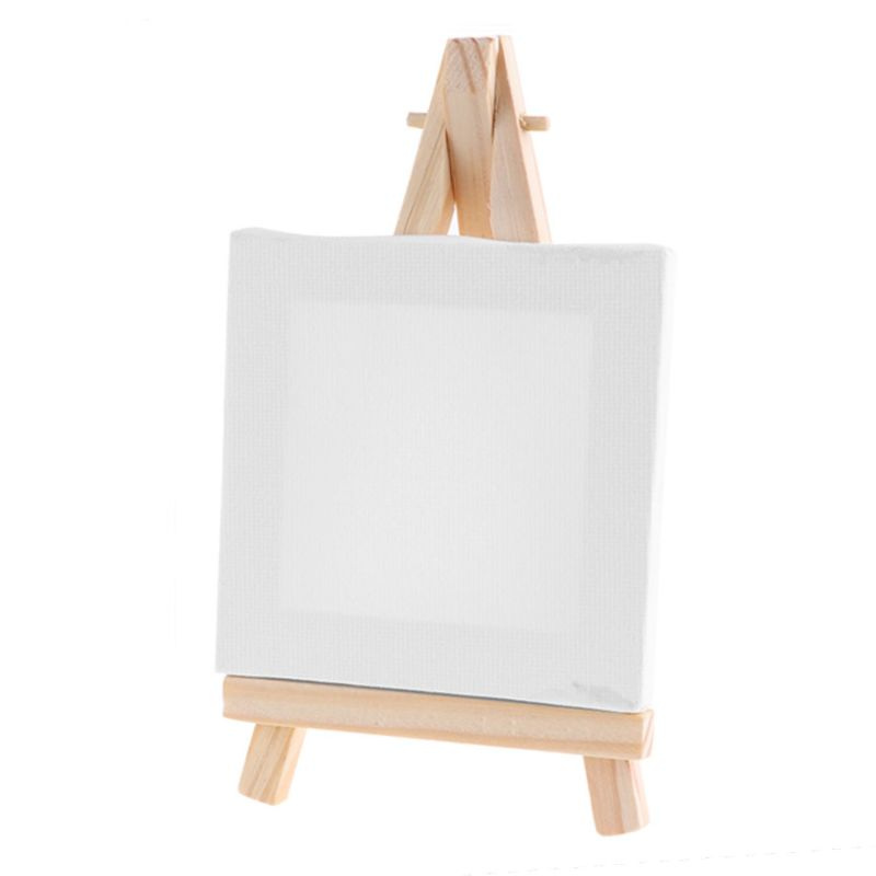 Malířské plátno na dřevěném stojánku 15×15cm 280g/m2