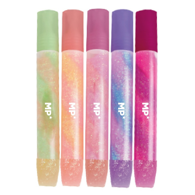 Třpytivá lepidla 10g sada duhová (5ks)