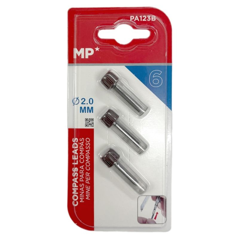 Náhradní tuhy do kružítka 2mm (6ks)