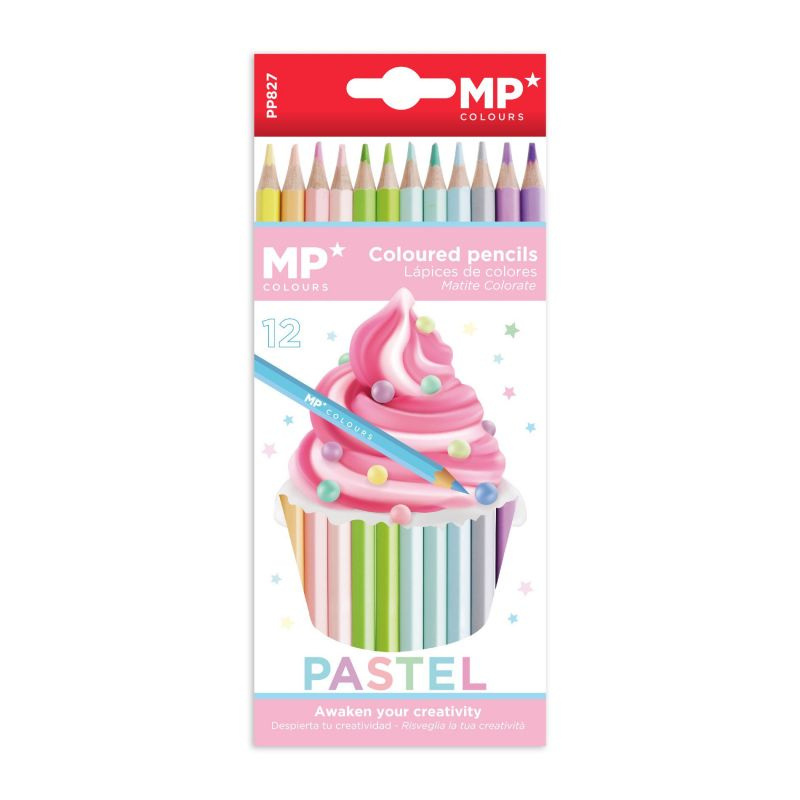 Pastelky pastelové sada (12ks)