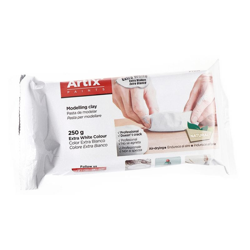 Samotvrdnoucí hmota extra bílá 250g