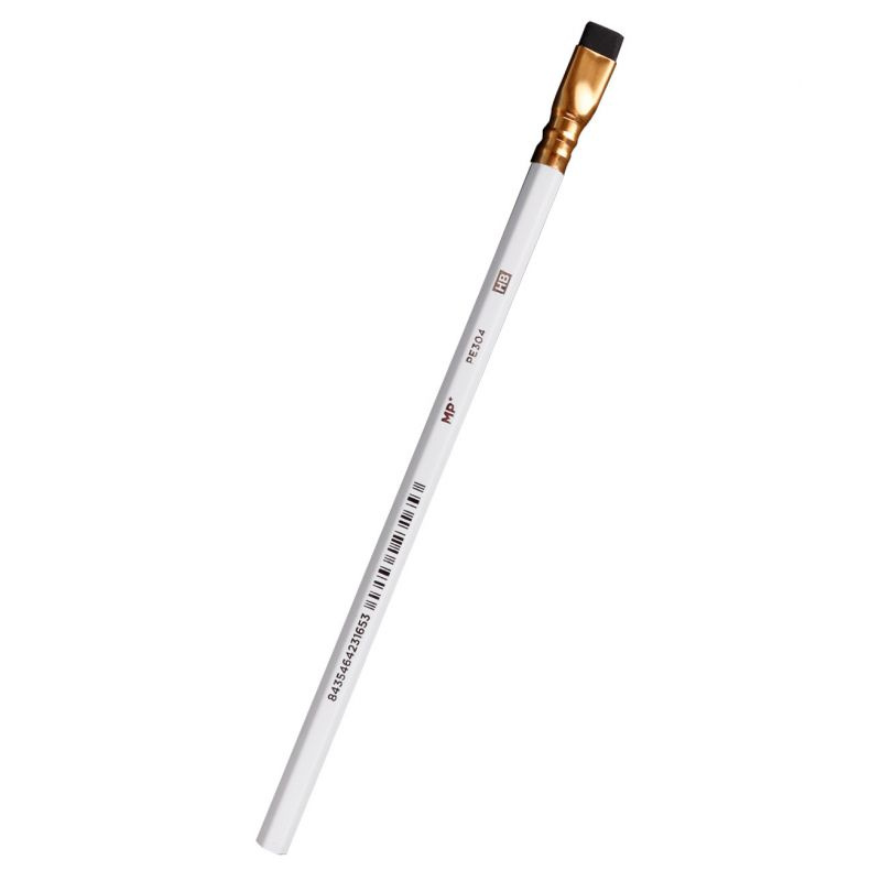 Tužka HB s gumou bílá (1ks)