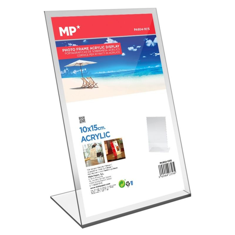 Plastový fotorámeček vertikální 10x15cm