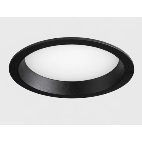 Zápustné LED svítidlo Kohl Lighting LIM Ø150mm černé 12W 3000K