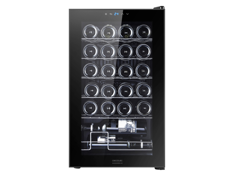 Cecotec Chladnička na víno GrandSommelier 24000 Black Compressor