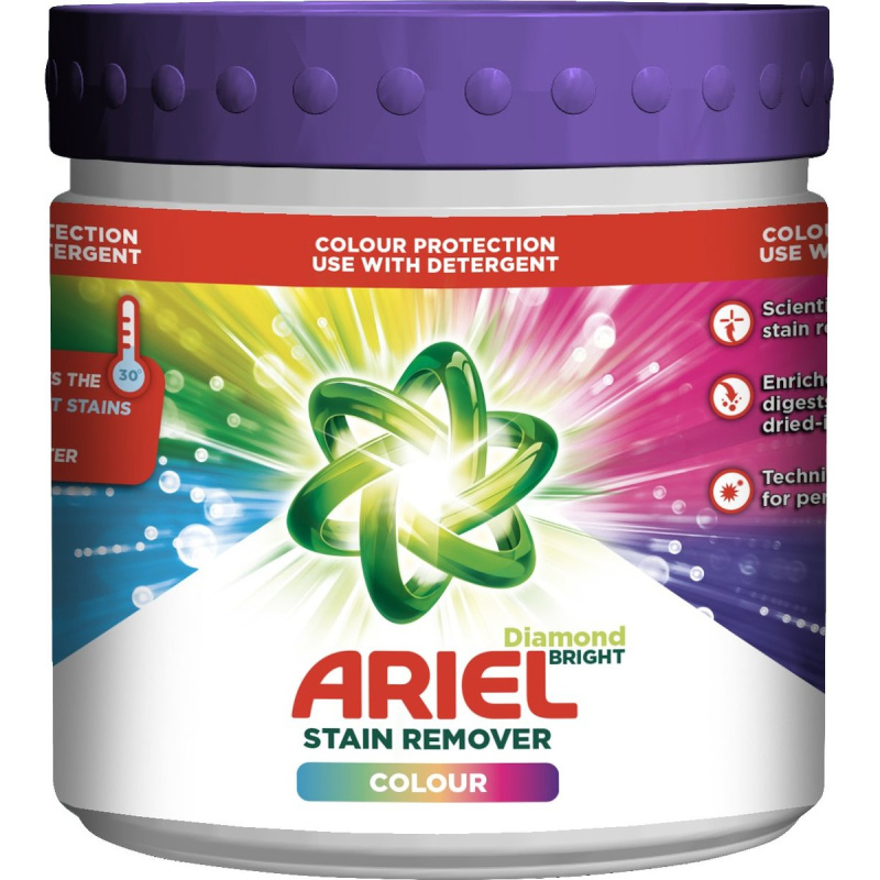 Ariel Stain Remover odstraňovač skvrn na barevné prádlo prášek