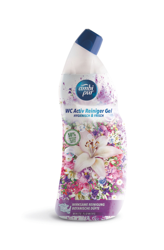 Ambi Pur - WC čistič - Bílé květy, 750 ml