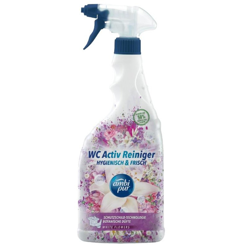 Ambipur WC Active sprej bílé květy