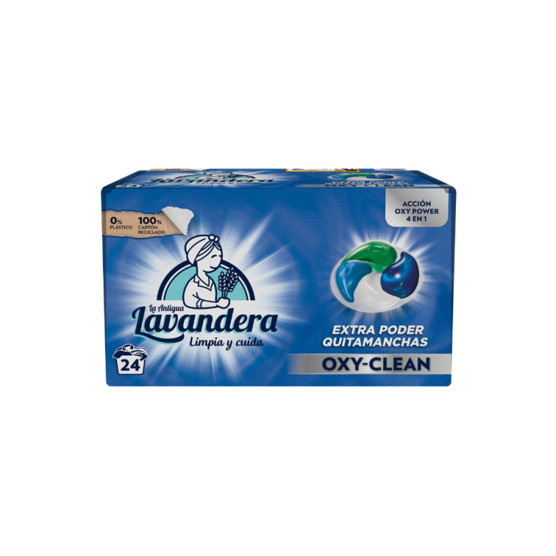 Lavandera prací kapsle Oxy Clean, 24x18 g