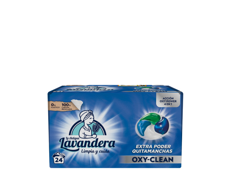 Lavandera prací kapsle Oxy Clean, 24x18 g