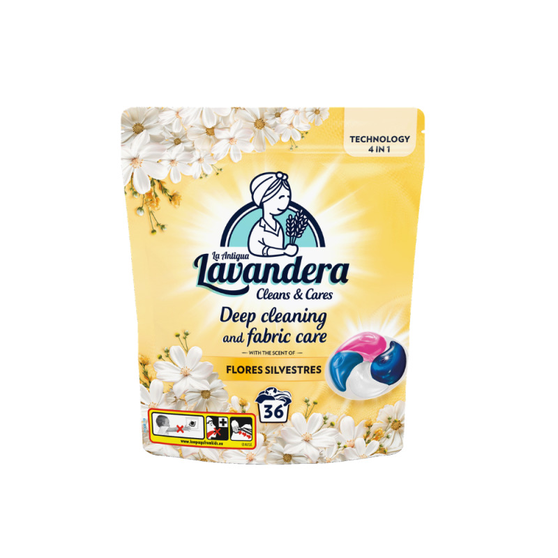LAVANDERA Prací kapsle Divoké květy 36 ks