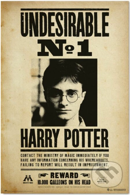Plagát Harry Potter: Nežiadúci No.1
