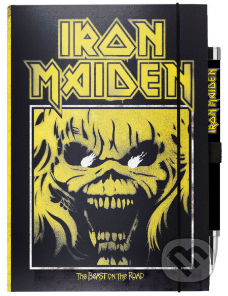 Poznámkový blok so svietiacim perom Iron Maiden: The Beast On The Road