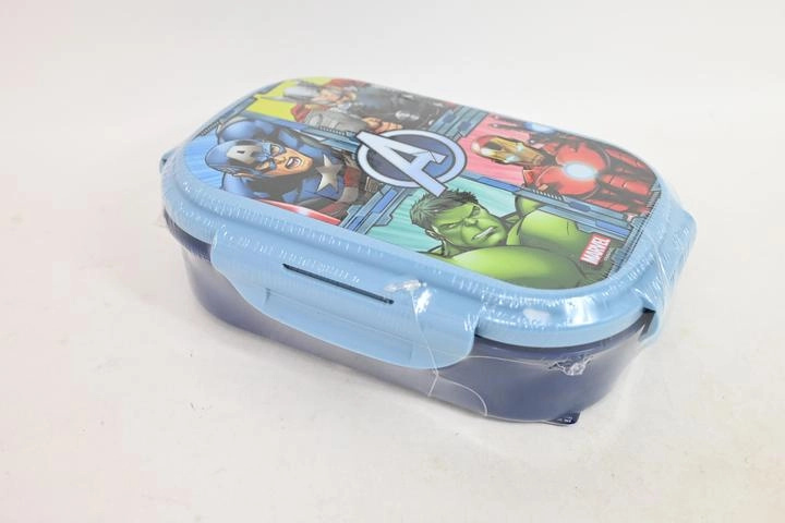 Avengers dětský svačinový box 3 v 1 se příborem