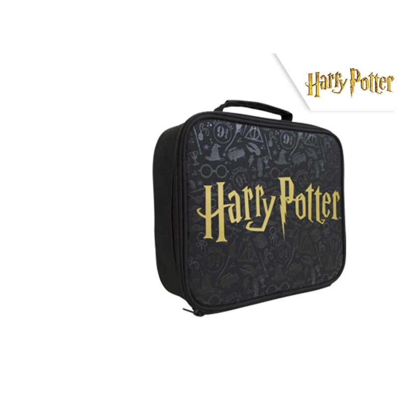 Harry Potter snídaňová taška s logem černá