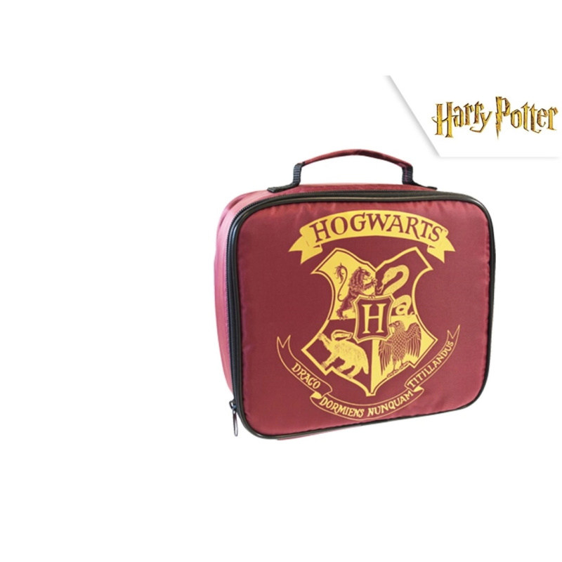 Harry Potter svačinová taška burgundská s logem Hogwarts - 1 kus
