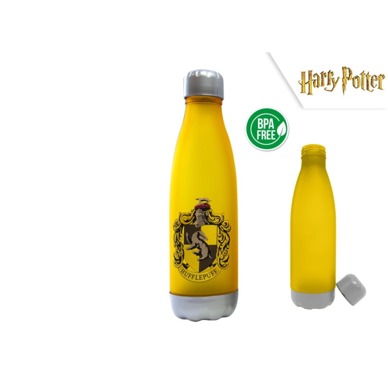 Harry Potter plastová láhev na pití Hufflepuff 650 ml soft touch - 1 kus