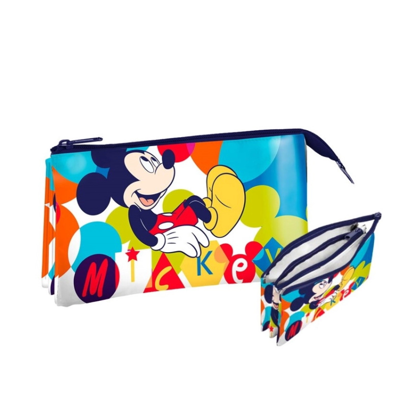 Mickey Mouse penál se 3 přihrádkami