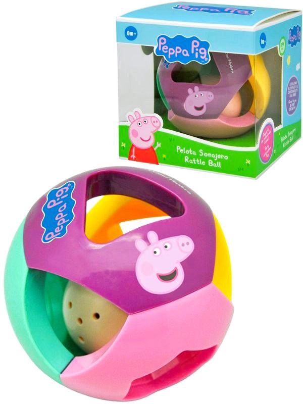 Chrastící míček Peppa Pig - 1 kus