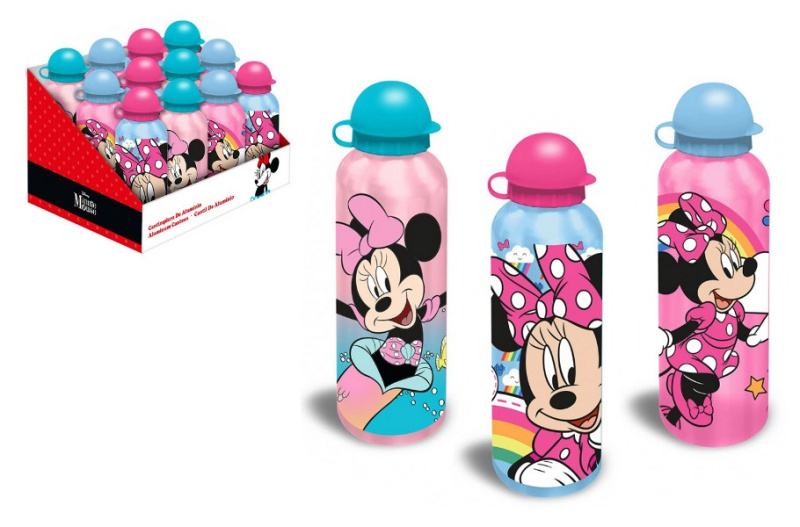 Hliníková láhev na pití s motivem MICKEY MINNIE, 500 ml