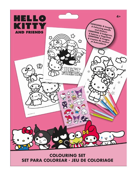 Sada na vybarvování Hello Kitty