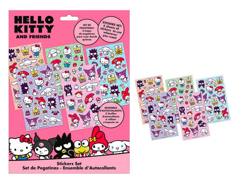 Samolepky Hello Kitty – sada 92 ks